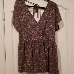 Torrid Super Soft Wrap Blouse